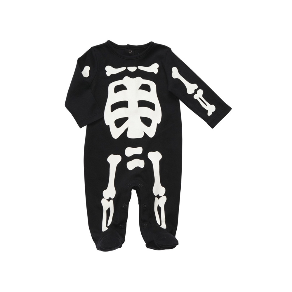 Carters Halloween Skeleton Footie Onesie - NWOT